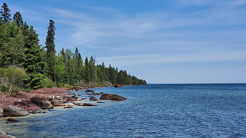 Isle Royale National Park on Lake Superior in Michigan.