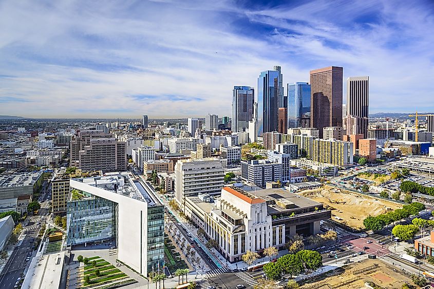 Downtown Los Angeles, California.