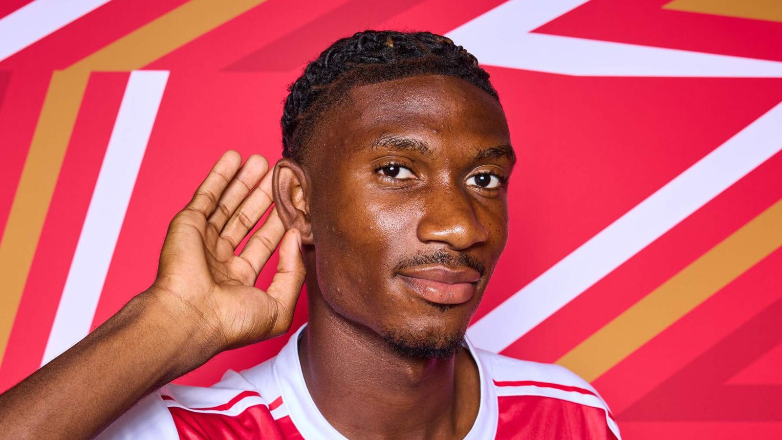 Aladji Bamba poses for portraits ahead of the 2025/26 Champions League season with AS Monaco