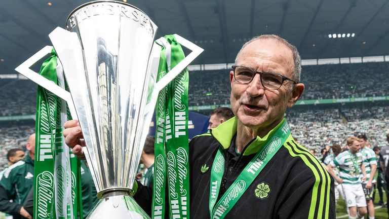 Martin O'Neill will be seeking more success at Celtic next season