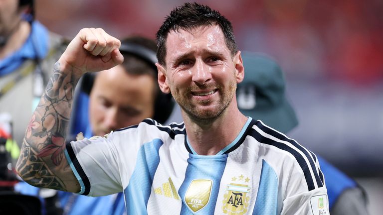 Lionel Messi was in tears after Argentina's incredible comeback against Egypt