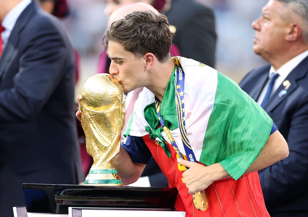 Gavi #9 of Spain