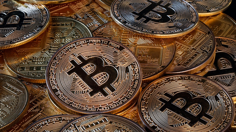 a visual representation of the digital Cryptocurrency Bitcoin