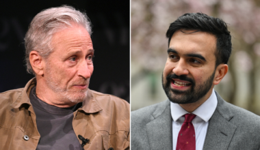 Jon Stewart asks Mamdani where he splits with democratic socialists