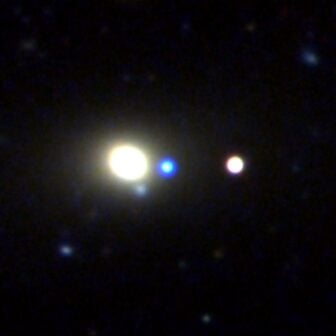Supermassive Black Hole Flash Of Light