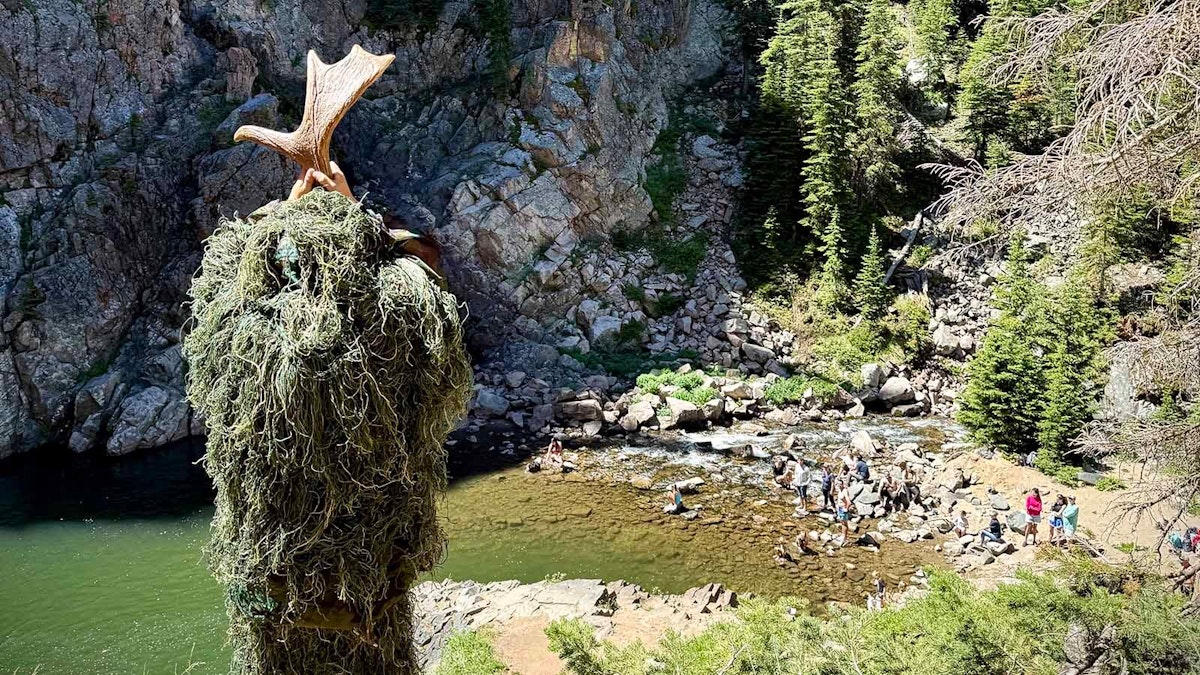 9-Year-Old Wyoming Boy Dresses Up As A 'Swamp Moose' Just To Confuse Tourists