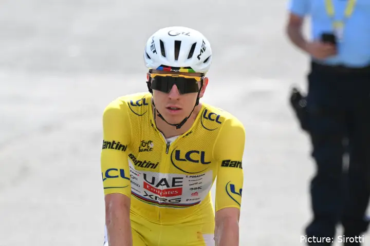 Tadej Pogacar, star of world cycling