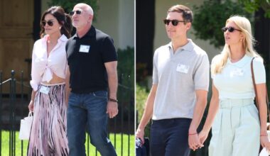 Lauren Sánchez, Jeff Besos, Jared Kushner, Ivanka Trump