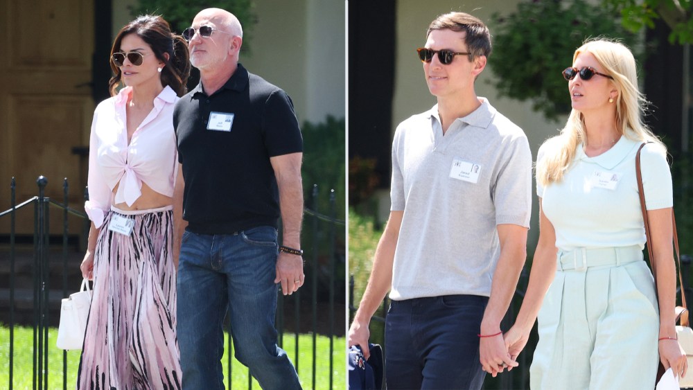 Lauren Sánchez, Jeff Besos, Jared Kushner, Ivanka Trump