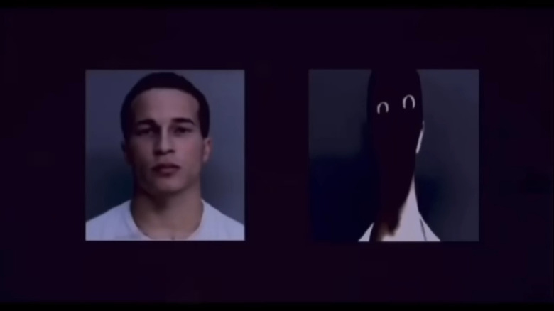 Side by side of a human and a distorted alternate in The Mandela Catalogue.