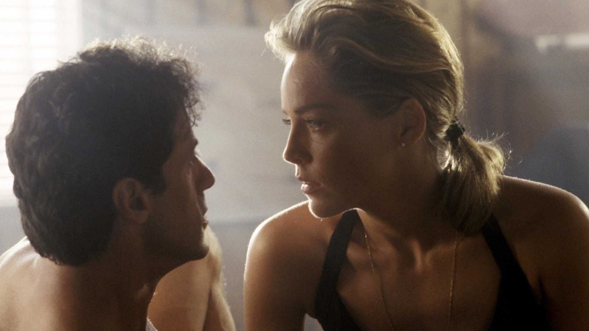 Sylvester Stallone and Sharon Stone in The Specialist