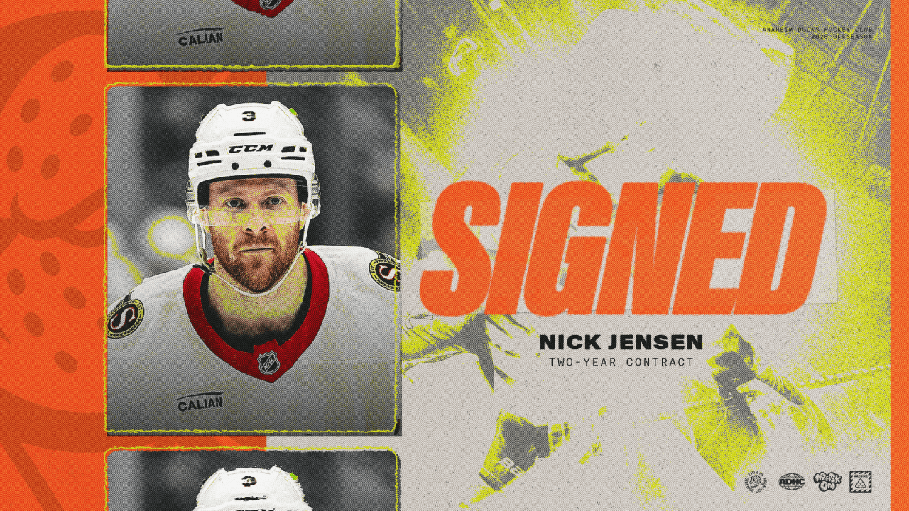 Ducks Sign Jensen to Two-Year Contract