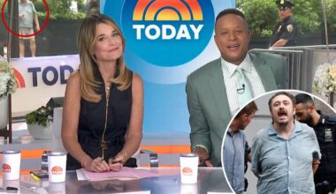 'Today' show intruder spotted on live TV before storming studio