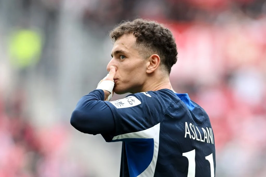 Fisnik Asllani of TSG 1899 Hoffenheim