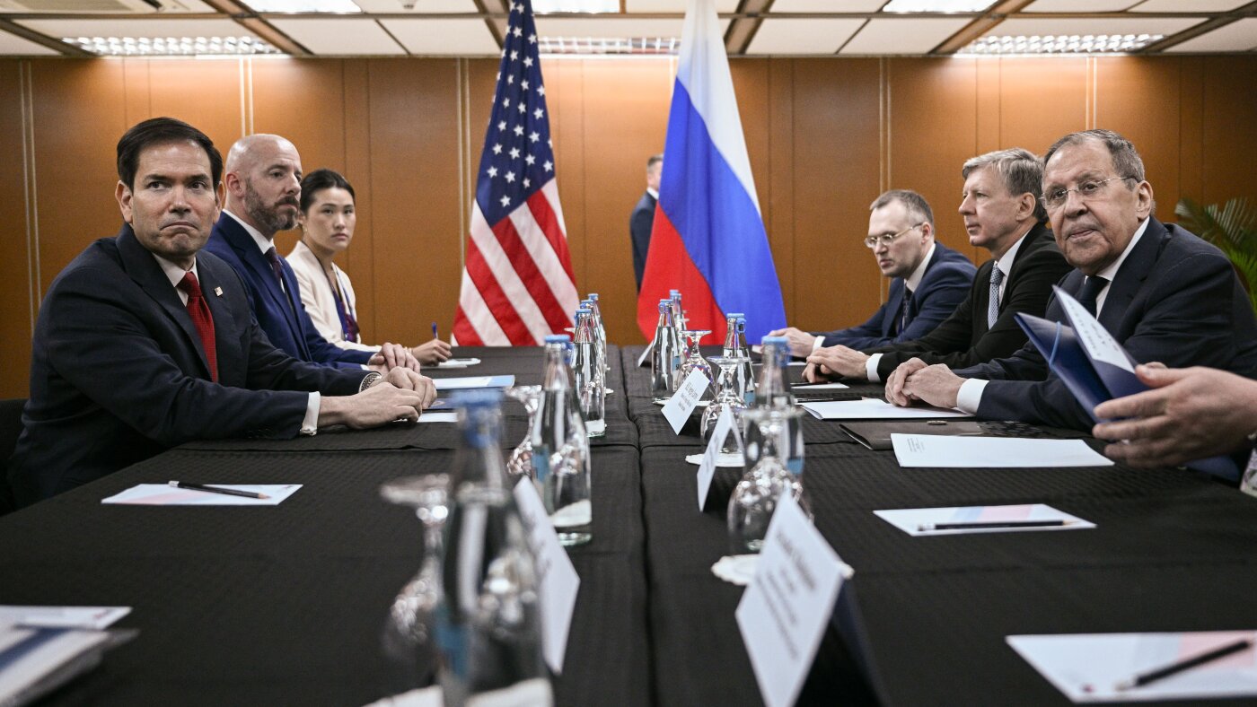 Rubio says U.S. is ready to help end war in Ukraine but no quick deal ahead : NPR