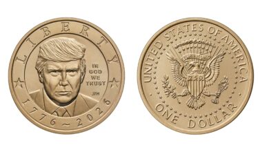 Trump $1 coin breaks norms, raises legal questions : NPR