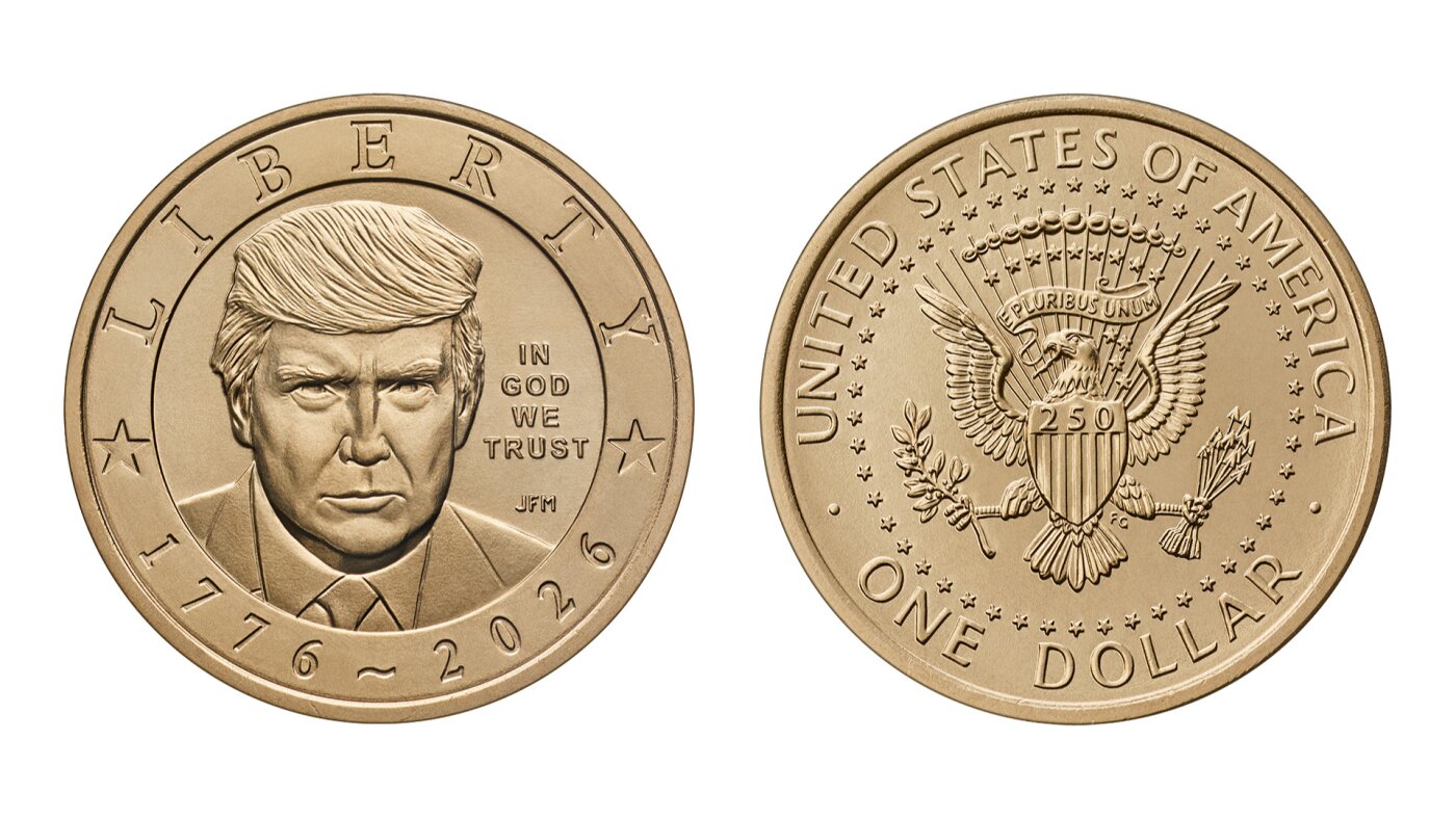 Trump $1 coin breaks norms, raises legal questions : NPR