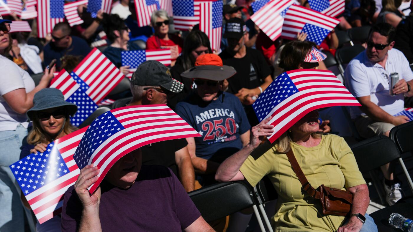 Reflections on America's 250th birthday : NPR