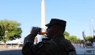 Storms prompt National Mall evacuations ahead of Trump’s July 4th speech : NPR