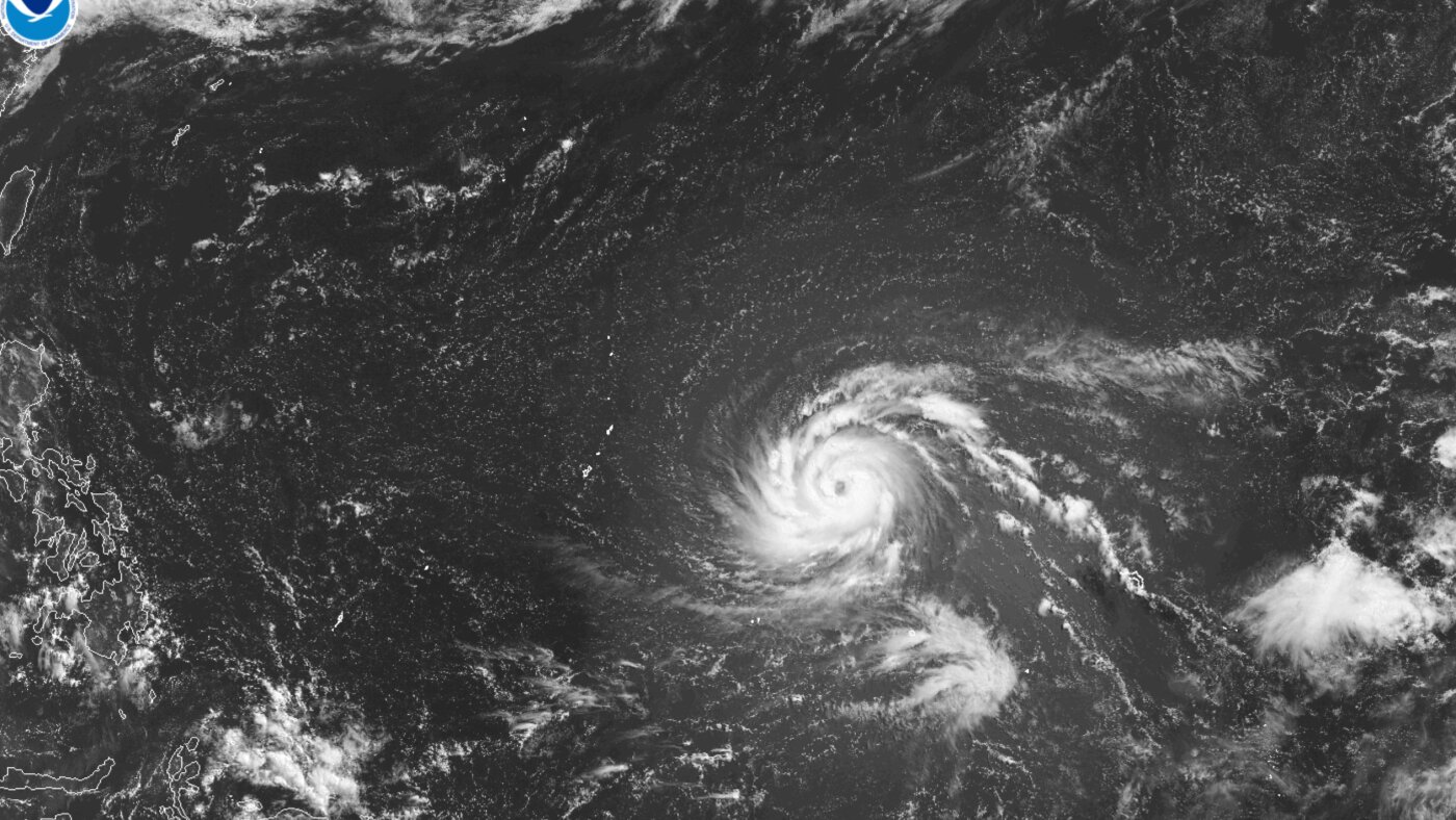Super Typhoon Bavi brings intense winds to Guam and surrounding Pacific islands : NPR