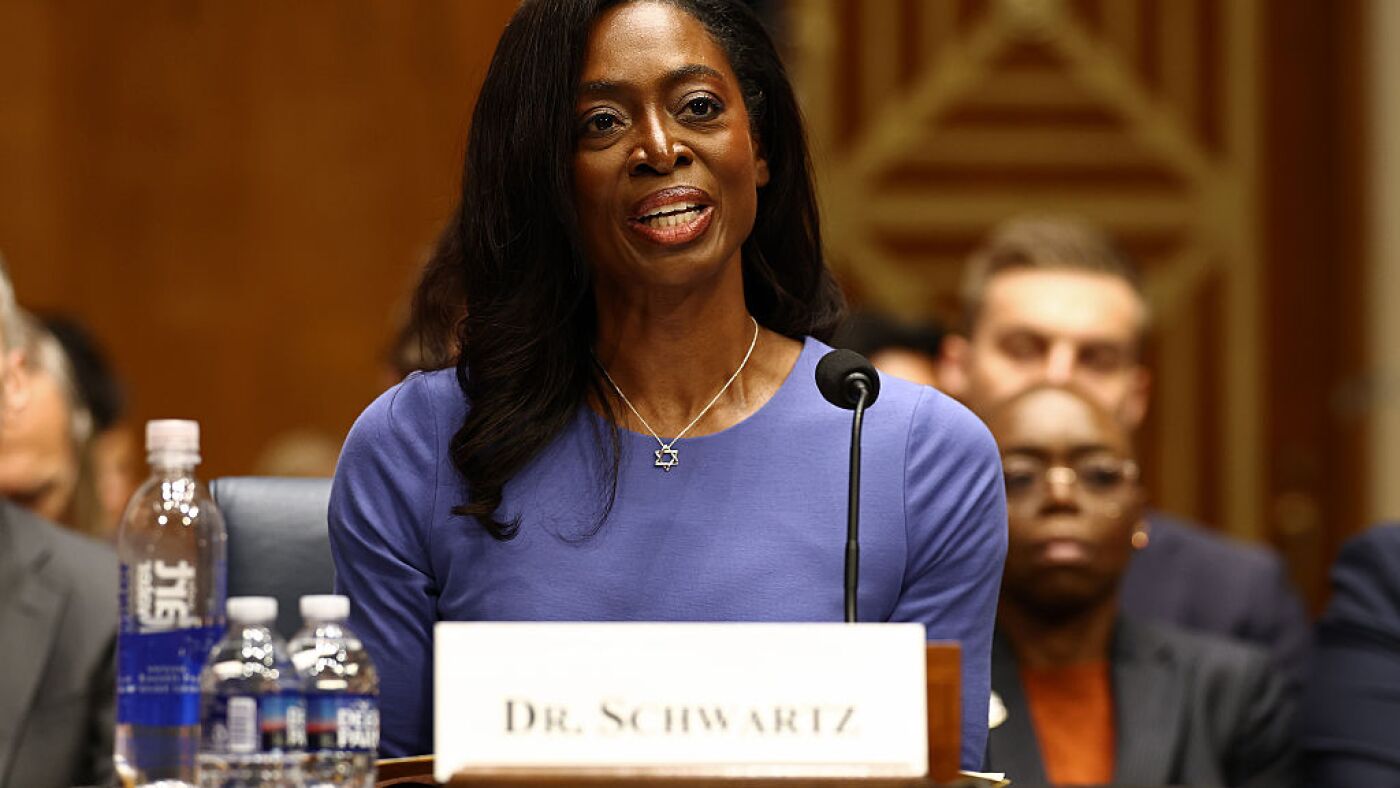CDC director nominee Erica Schwartz faced questions in Senate hearing : NPR