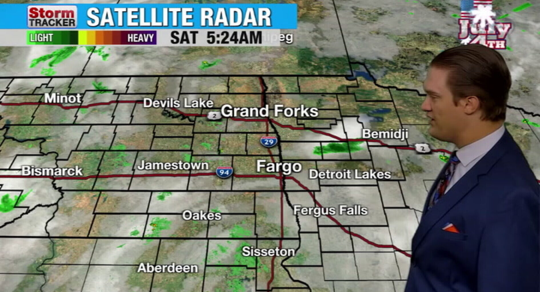 Breaking down the 4th of July Forecast across the region