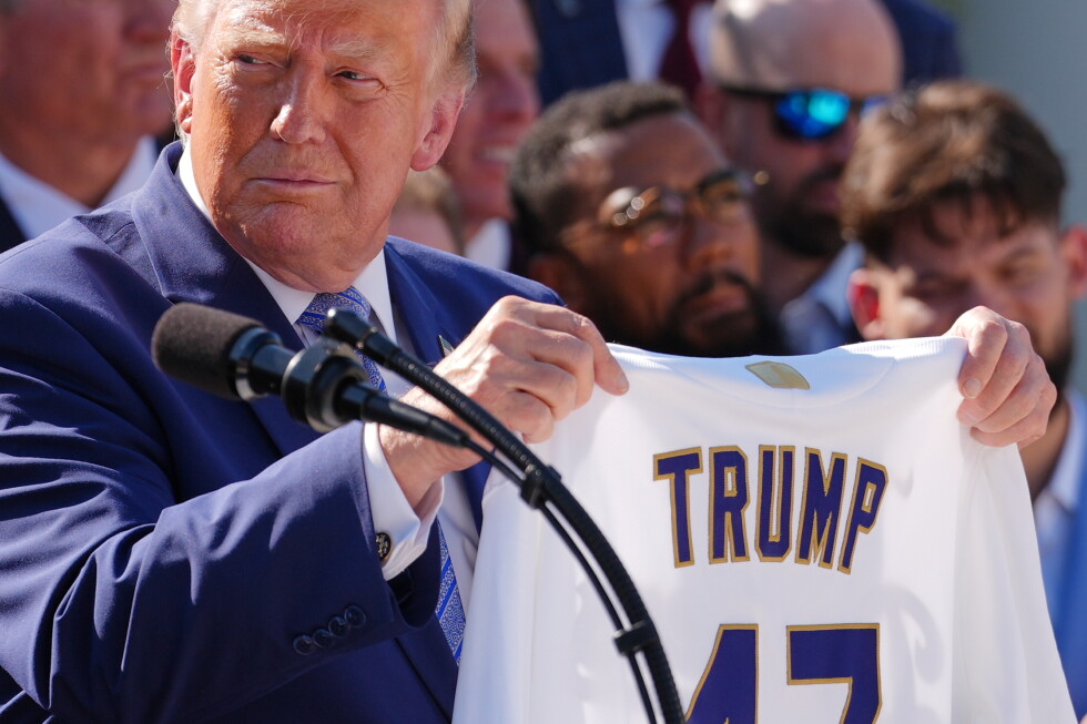 Trump celebrates World Series-winning Dodgers at White House