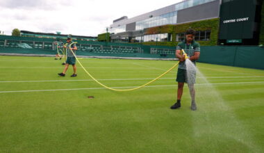 Heat wave didn't prevent Wimbledon from keeping its courts perfectly green