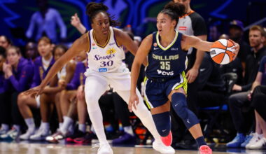 Dallas' Azzi Fudd first rookie to win 3-point shootout at WNBA All-Star weekend