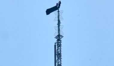 Empire State Building climbers arrested after hanging banner on antenna