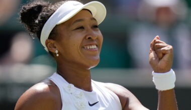 Naomi Osaka gets win at Wimbledon after she gives young daughter a 'timeout' on her birthday