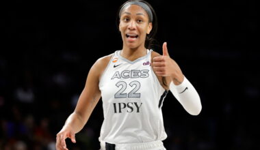A'ja Wilson scores 28 as the Aces beat the Fire 98-83
