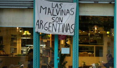 Argentina's Malvinas World Cup banner fuels merchandise boom