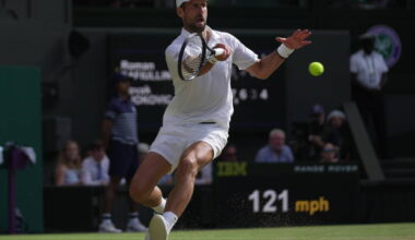 Djokovic breaks another Federer record at Wimbledon despite 'meltdowns' on Centre Court
