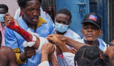 Medical students in Haiti march to demand reopening of main public hospital