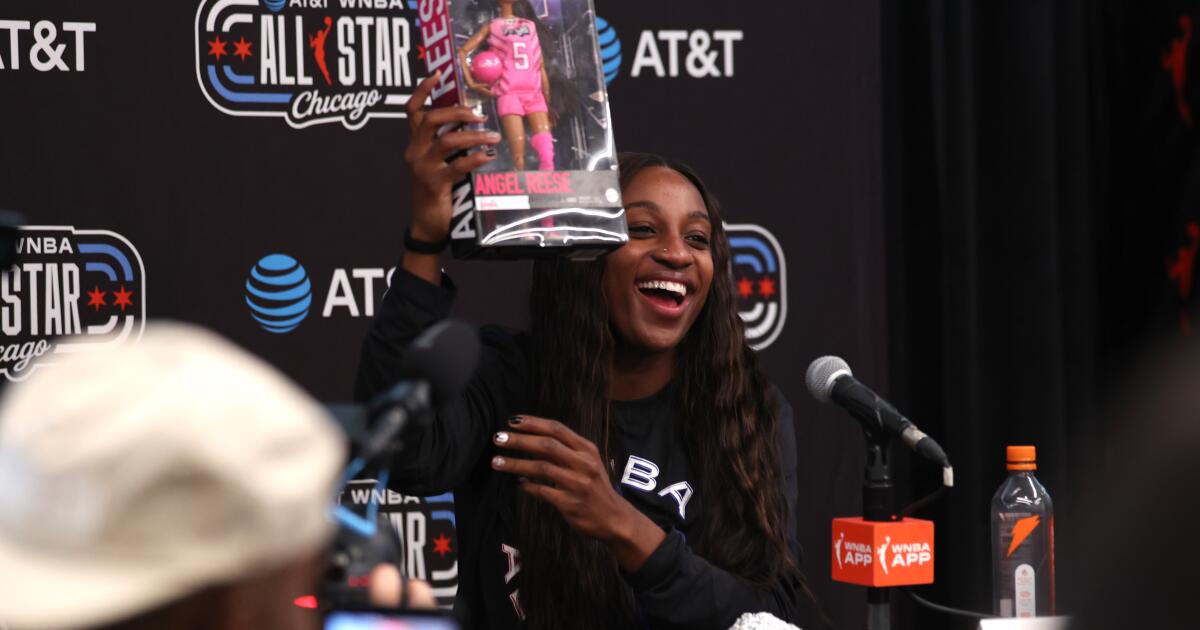 Angel Reese gets own Barbie in return to Chicago for All-Star Game
