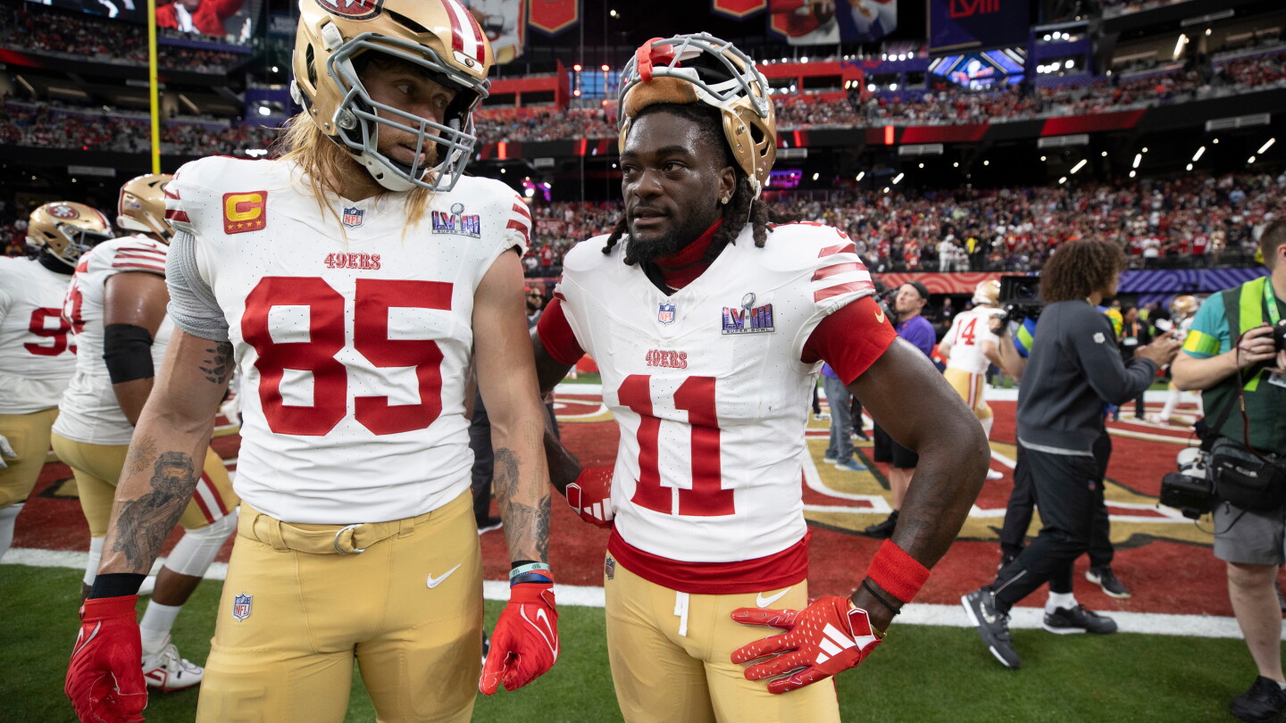 George Kittle links lingering Brandon Aiyuk issues to his 2024 contract negotiations