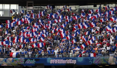 With World Cup games over, the stickers can be removed from 64,000 seats at Gillette Stadium