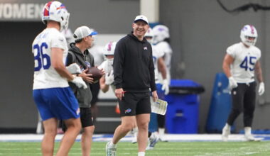James Cook: There's "a new energy in the building" with Joe Brady as head coach