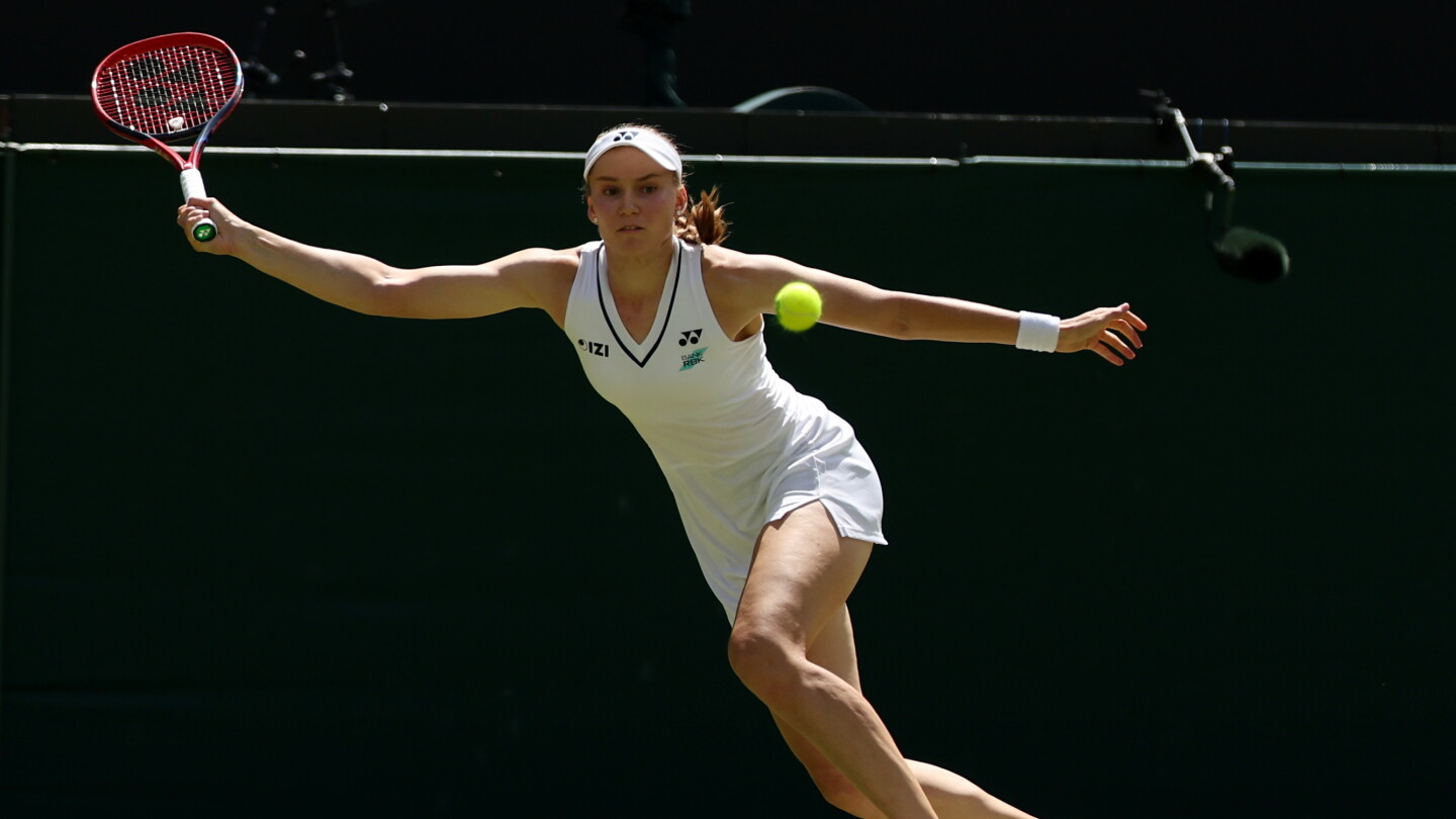 No. 2 seed Elena Rybakina loses in Wimbledon 3rd round to Elise Mertens