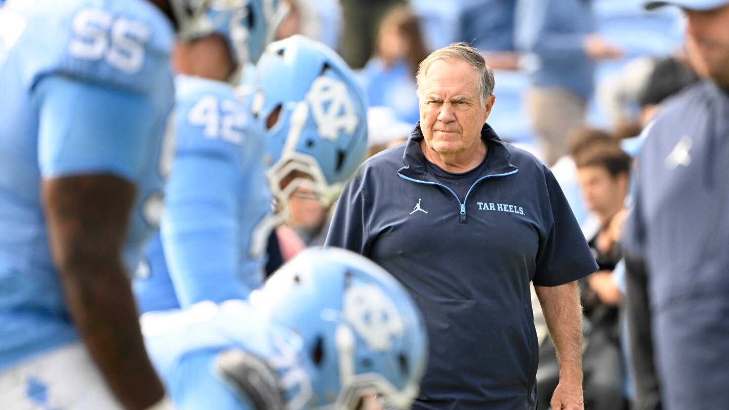Bill Belichick: UNC is "way ahead" of where it was a year ago, difference is "night and day"