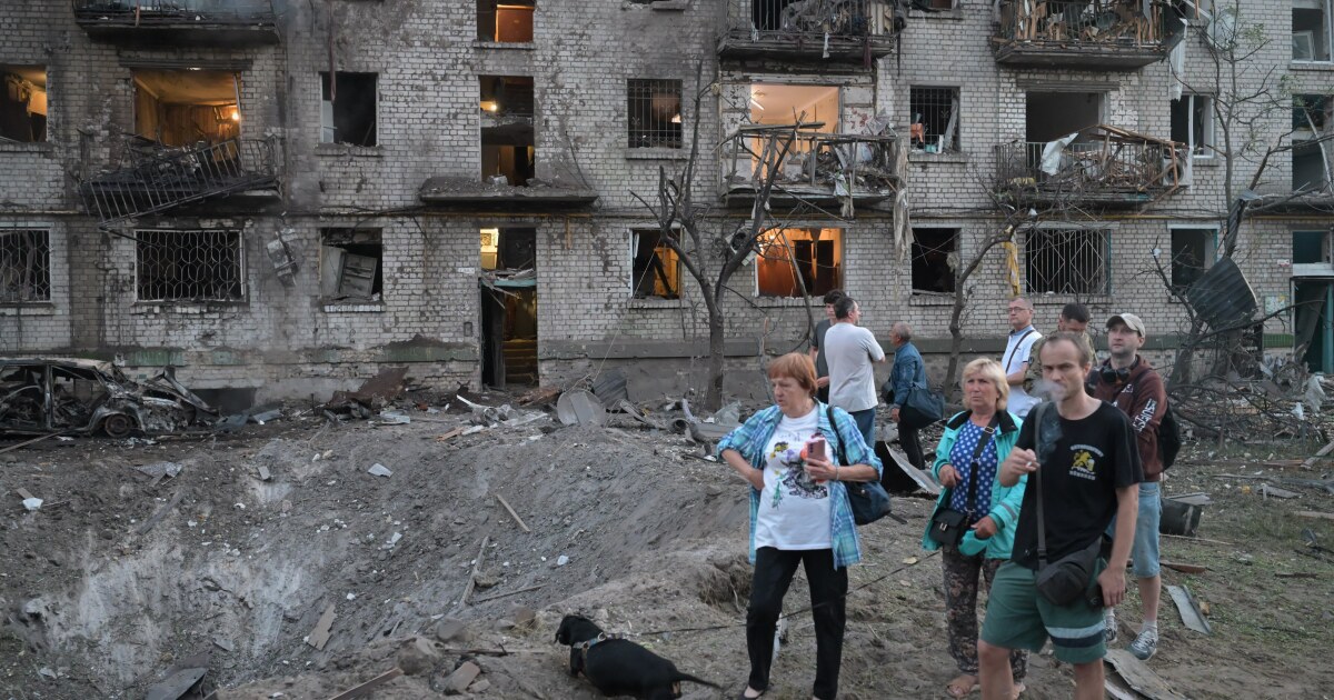 Russian missiles and drones kill 11 and cause damage across Ukraine capital