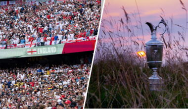 Would British Open adjust final-round tee times if England makes World Cup final?