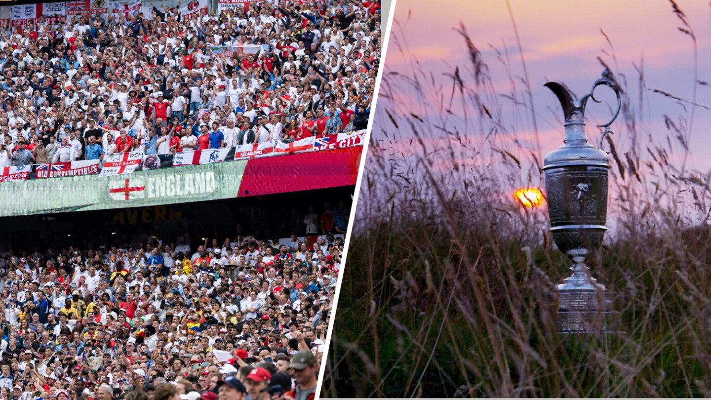 Would British Open adjust final-round tee times if England makes World Cup final?