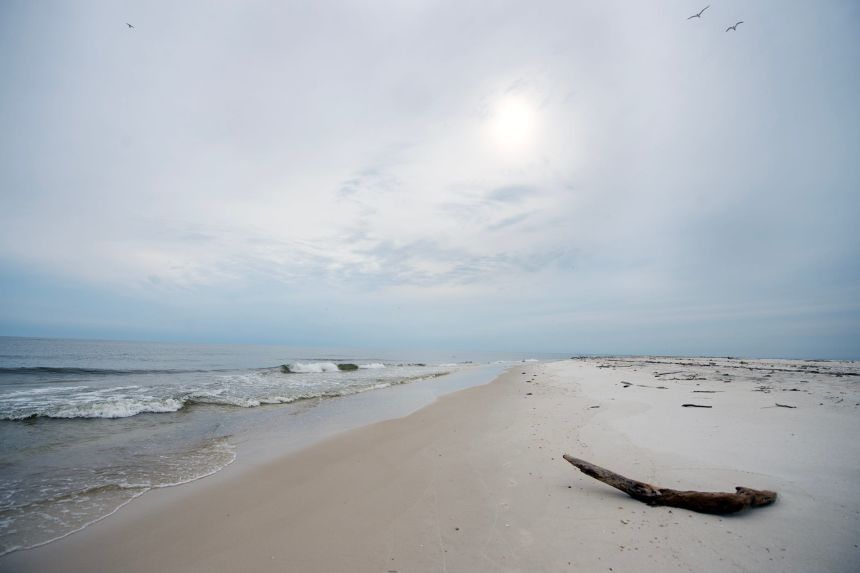 Horn Island, a Mississippi Gulf Coast barrier island south of Ocean Springs, Mississippi, as seen on May 21, 2025.