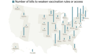 Vaccine Laws Were Under Debate in Dozens of States. Here’s How Those Bills Fared.