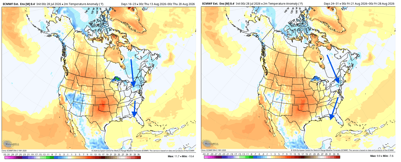 weather-forecast-temperature-anomaly-united-states-canada-ecmwf-mid-and-late-august-east-cold-warm-return