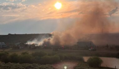 Wildfire reported west of Williams Fork Reservoir