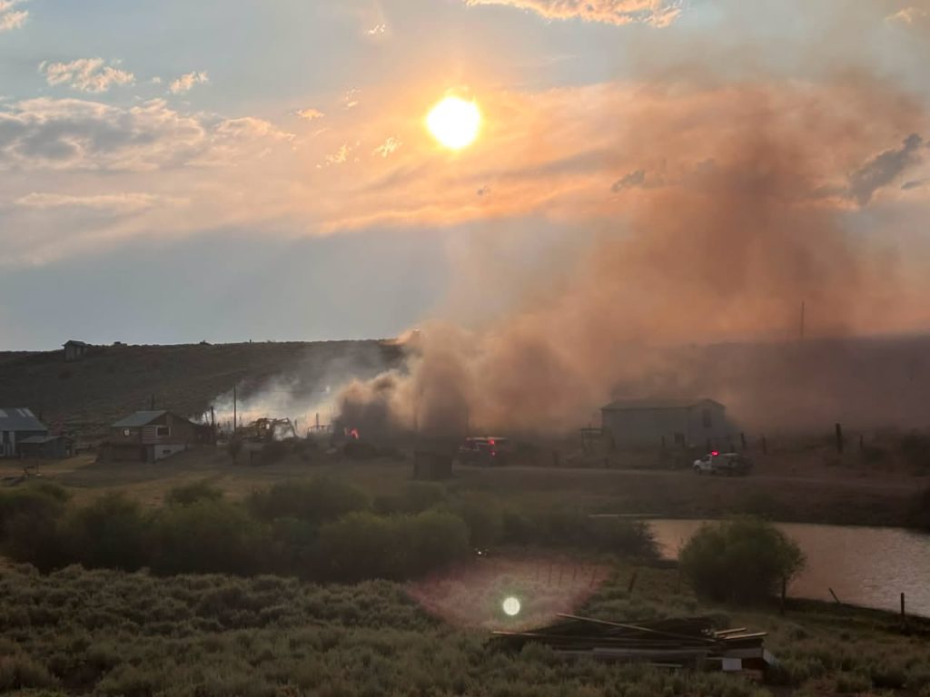 Wildfire reported west of Williams Fork Reservoir