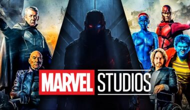 Fox era X-Men characters, Magneto, Professor X and others alongside Marvel Studios' logo.